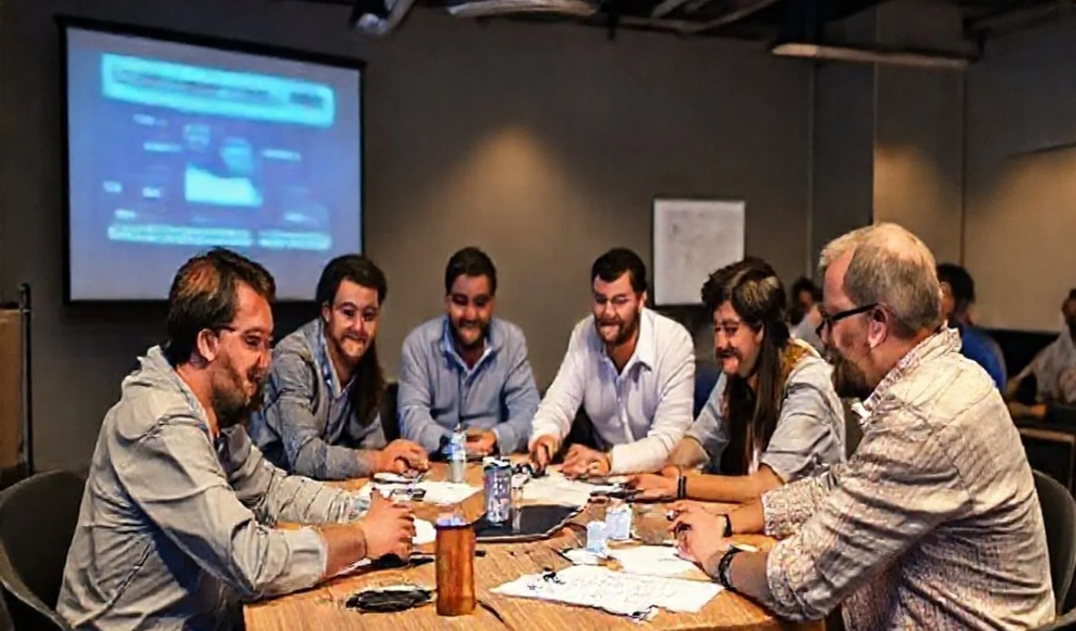 Distributed team building seminar