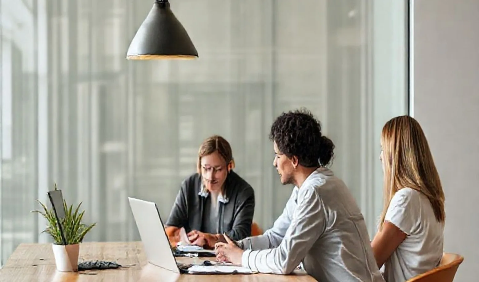 Hybrid work consulting session